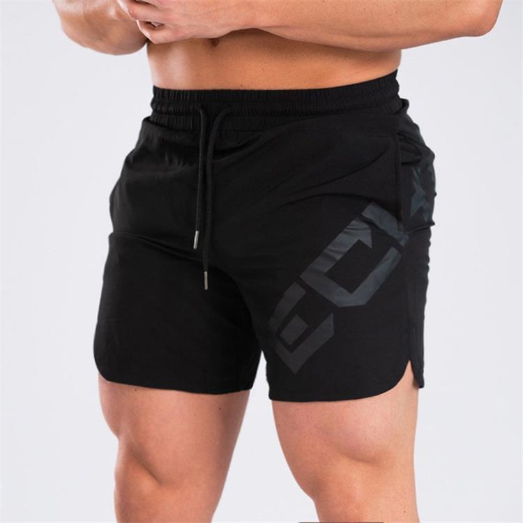 Elastic Thin Training Running  Men's Casual Quick-drying Knee Length Summer Sports Shorts