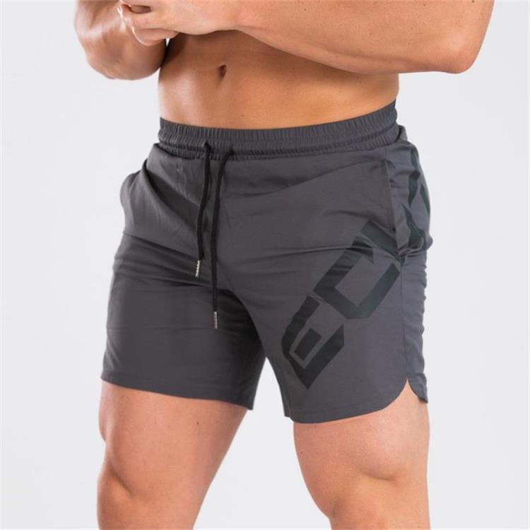 Elastic Thin Training Running  Men's Casual Quick-drying Knee Length Summer Sports Shorts